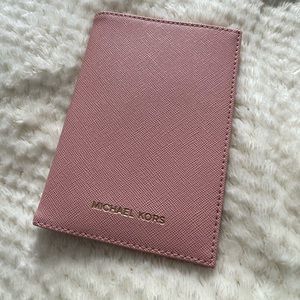 Pink wallet by Michael Kors